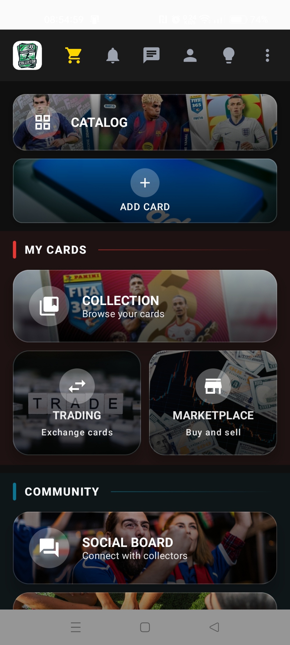 Home Screen